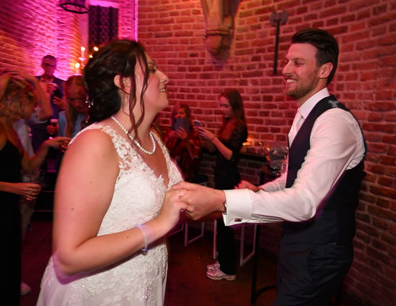 Wedding party opening dance
