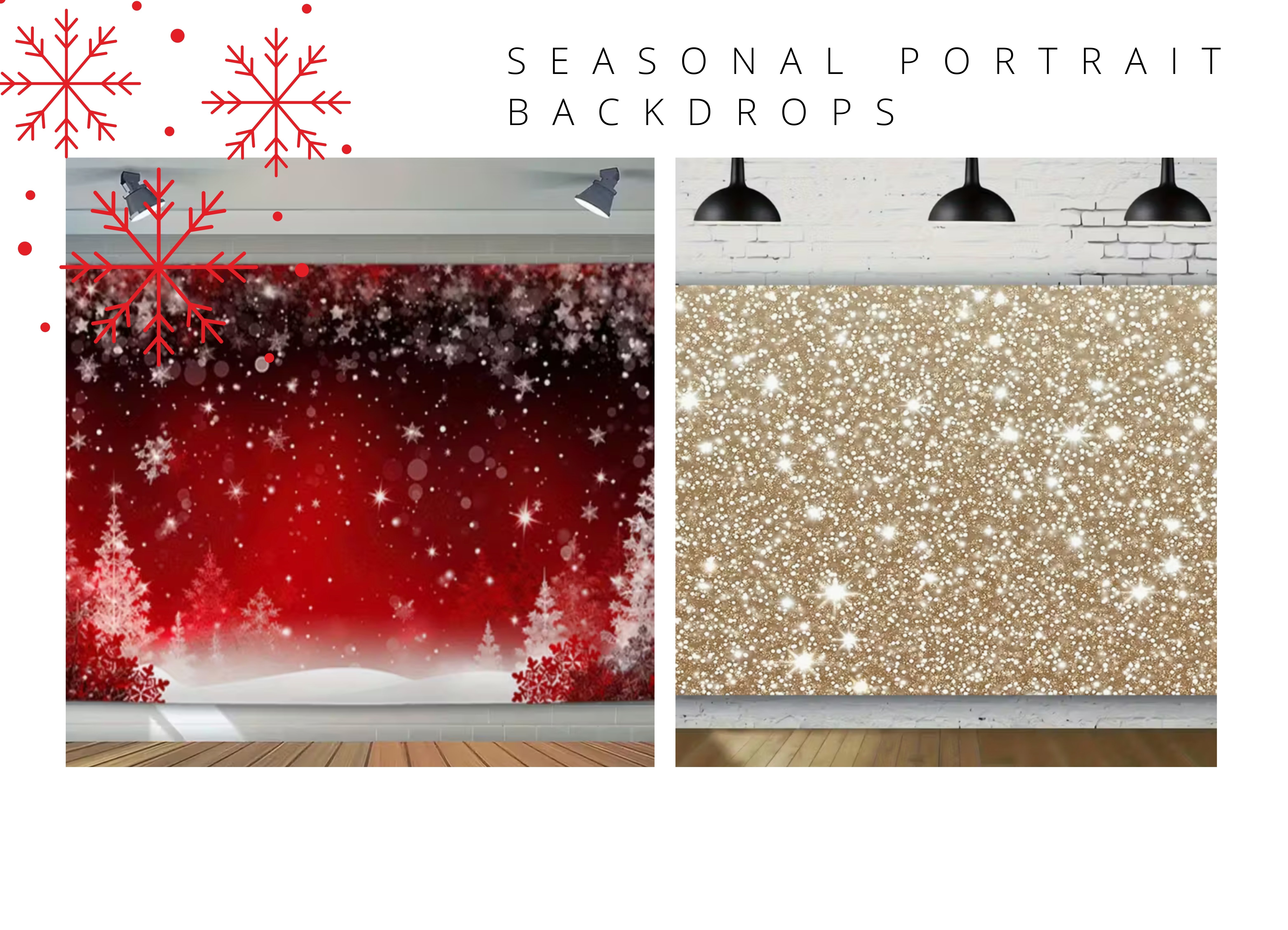 Themed Backdrops for On-location Portrait Shoots & Props PICS & VIDS